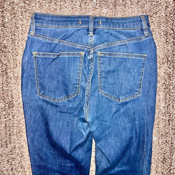 Free People Women's Distressed Blue Denim Skinny Jeans Size 27R - Picture 11 of 11